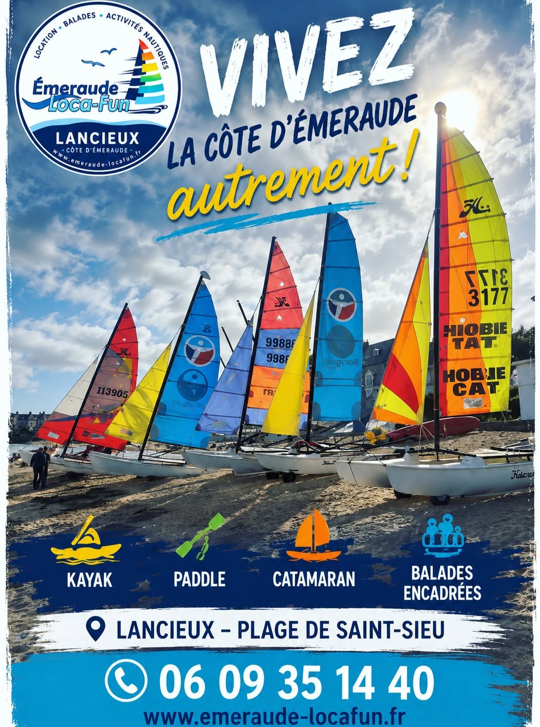 Envie d'évasion, de grand air et de sensations nautiques ?